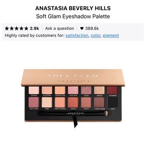 Anastasia soft glam eyeshadow palette